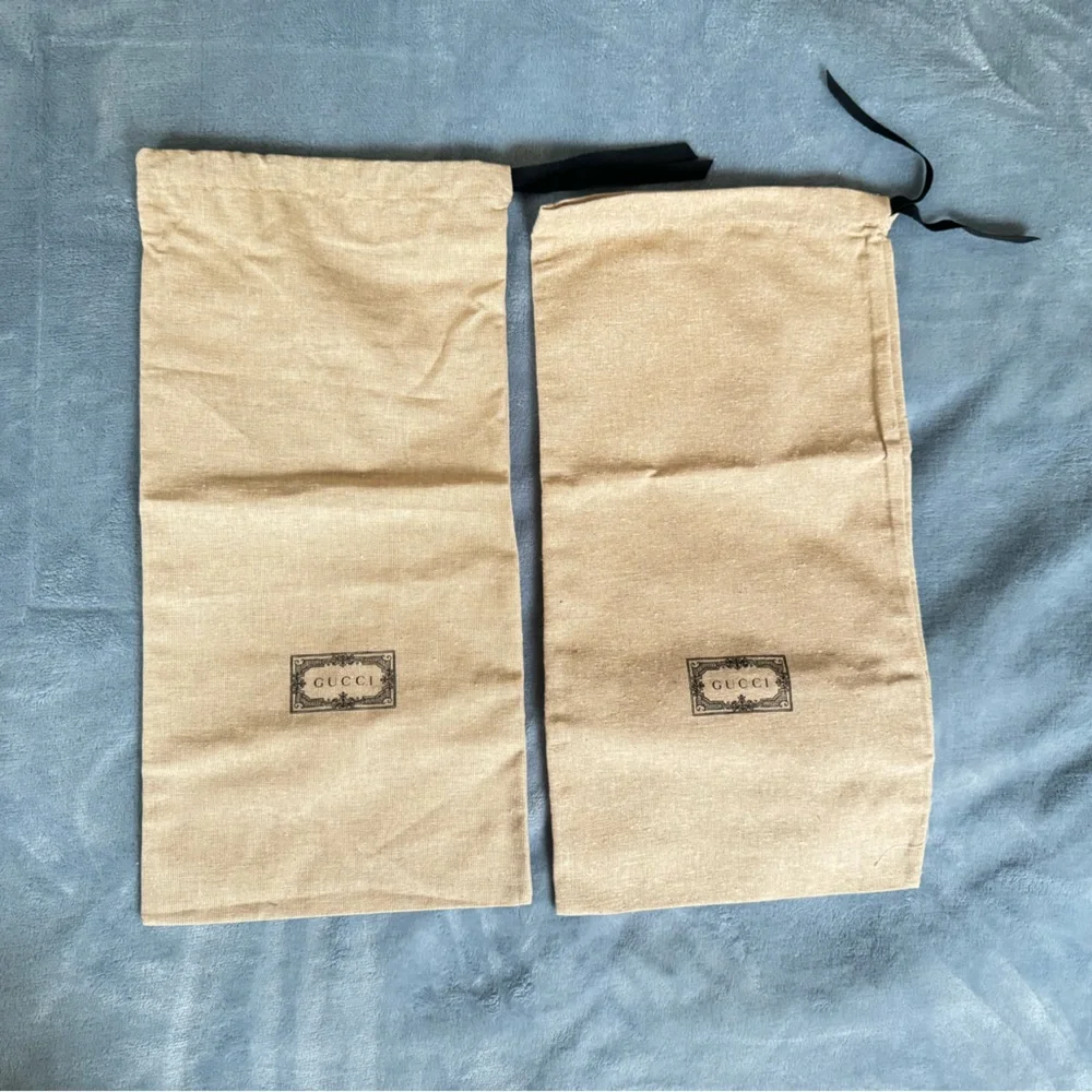 Gucci dust bags x 2